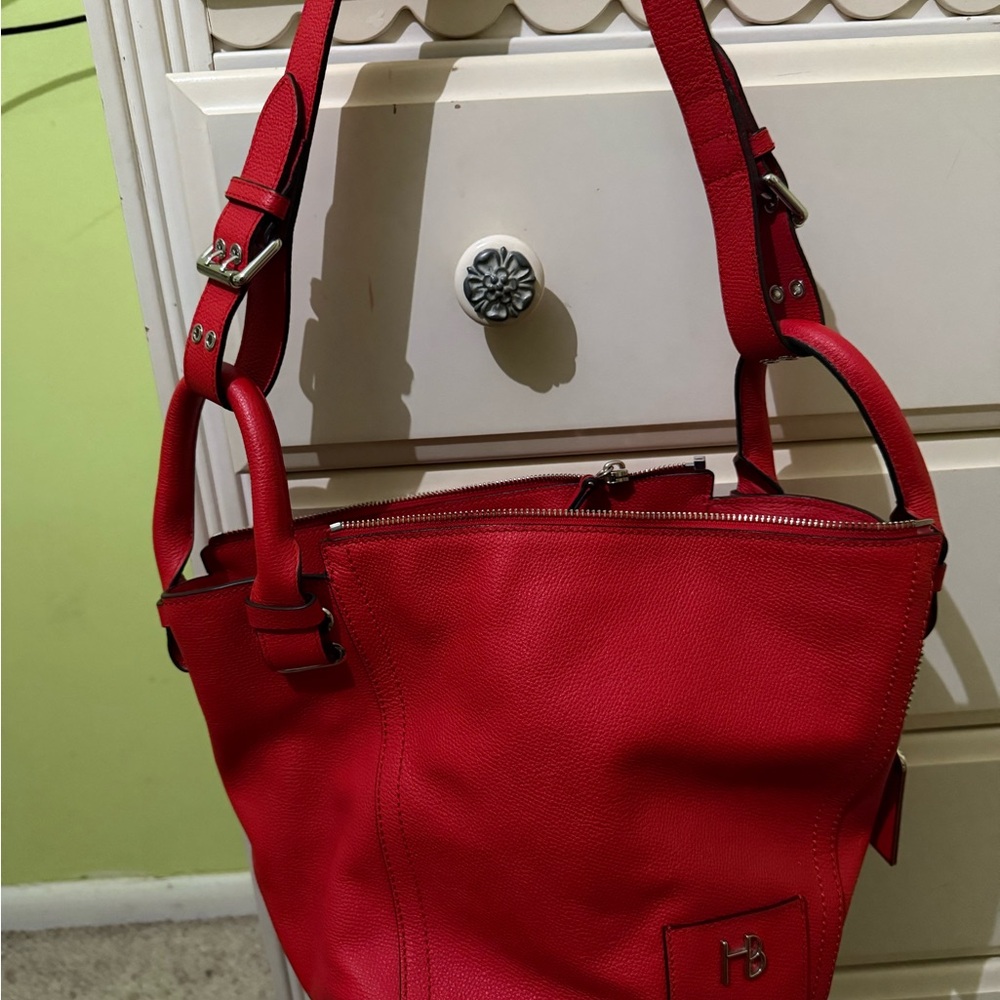 Henri Bendel Vibrant Red Shoulder Bag